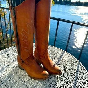 Freebird Brown Heeled Boots